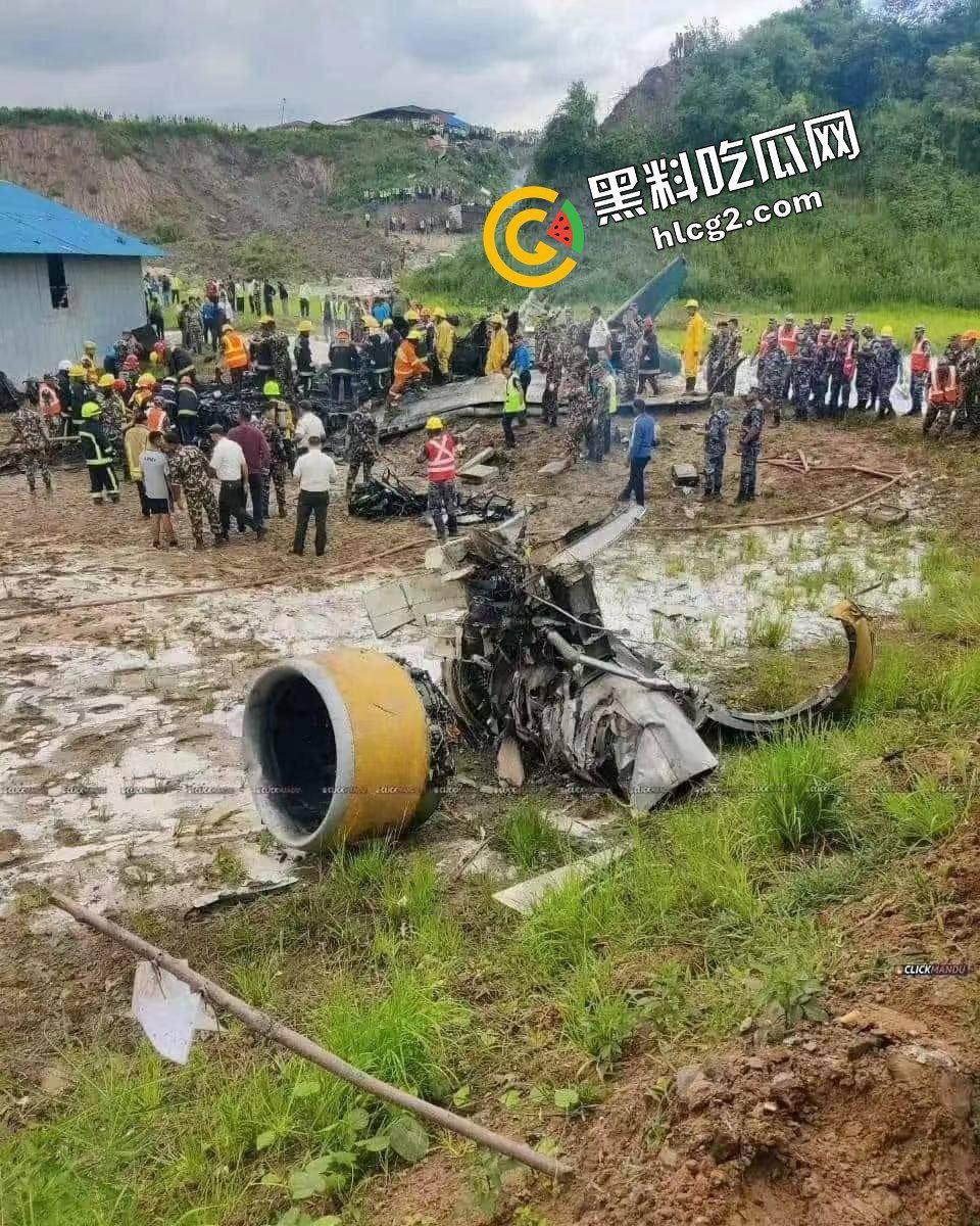7月24日 尼泊尔加德满都机场一客机起飞时坠毁 事故造成22人不幸死亡!