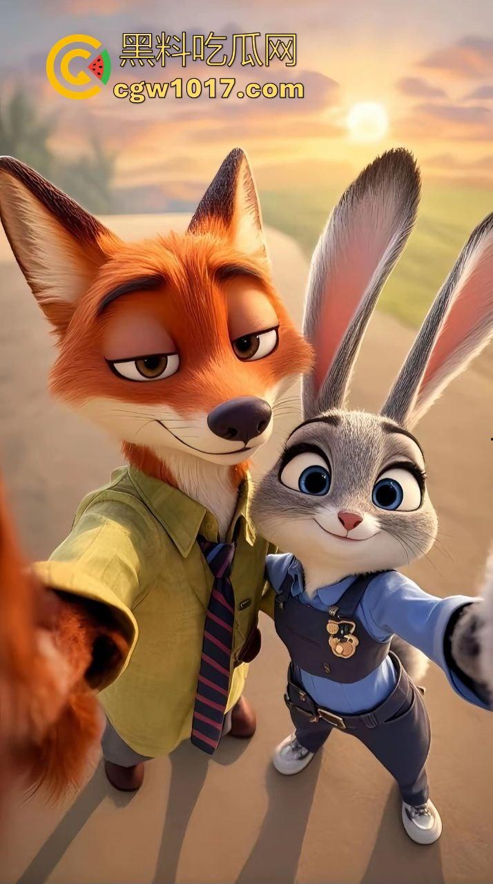 随着【疯狂动物城2】的火给大家整点硬核的！18禁纯兽交猎奇版，朱迪警官口交巨屌骑乘，真是阴到没边啊！