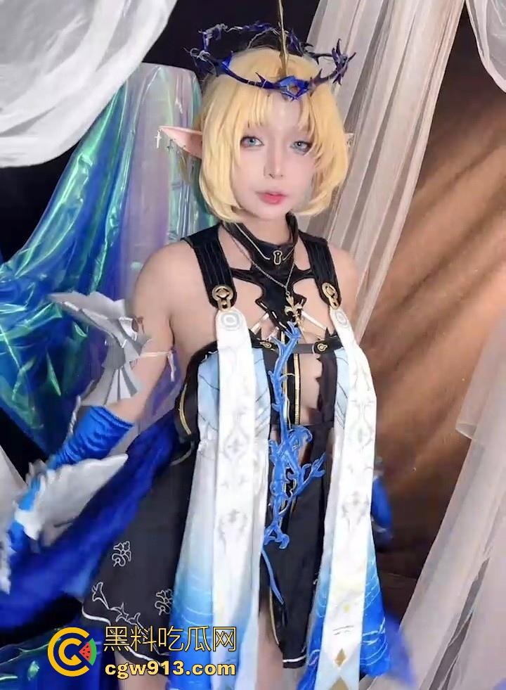 清纯巨乳少女【Umeko】Cosplay弗勒尔德利斯,大奶骚穴情趣装扮,激情诱惑令你性欲高涨!