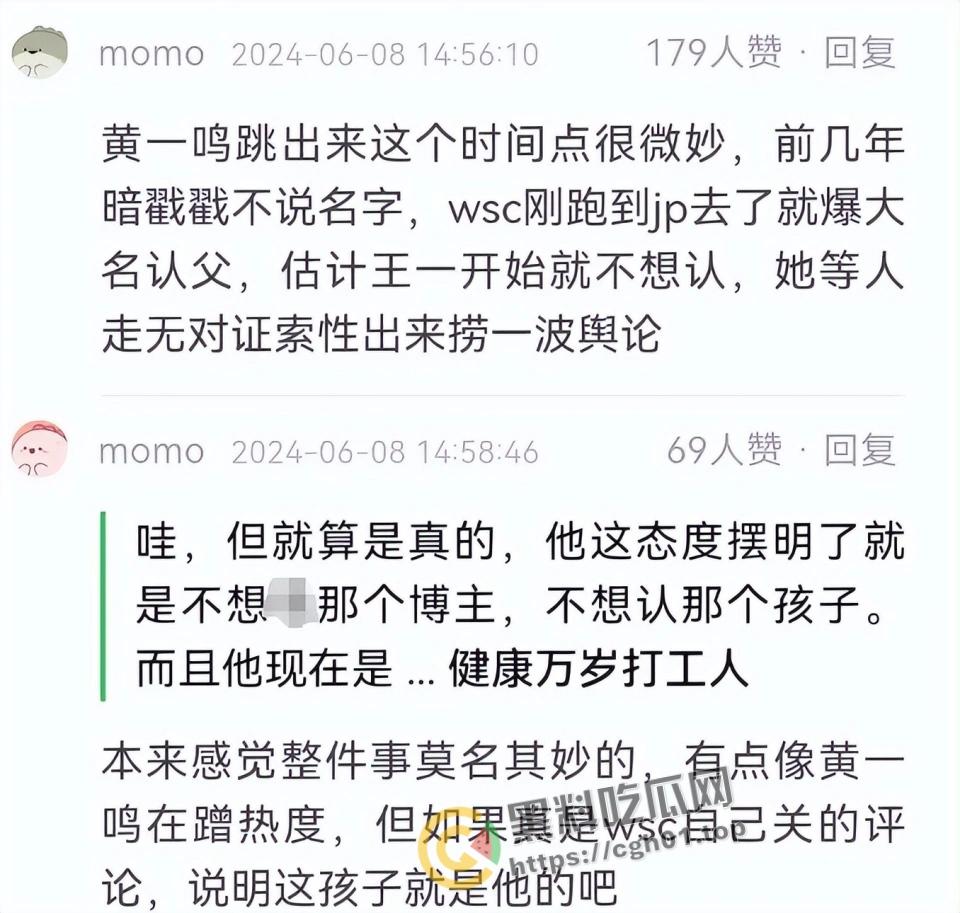 王思聪当爹啦!【黄一鸣】点名王思聪看孩子被拉黑 评论区被炸 女方删评抹除痕迹