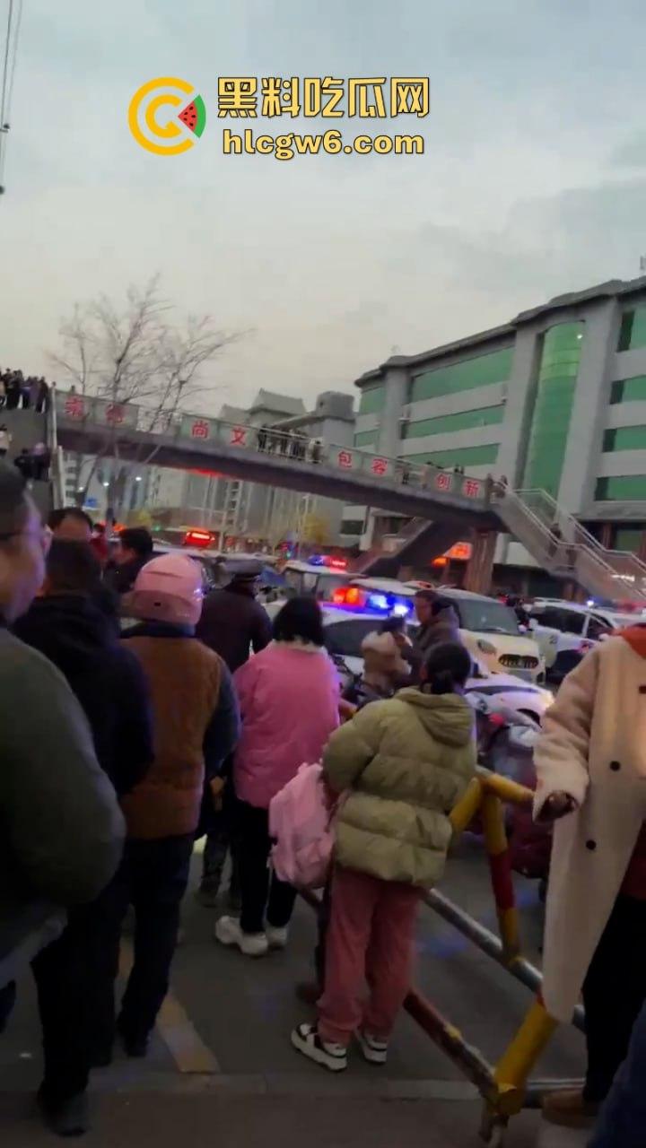 河南平顶山宝丰县奥迪变坦克疯狂碾压路人 四小学校多名学生受伤 家长崩溃场面失控 现场实拍流出