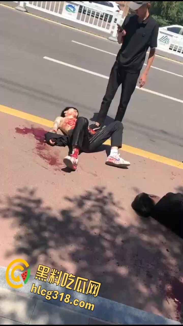 甘肃平凉五中高三学生,街头火拼刀战,社会小混混一个打五个,1死1伤3逃战绩可查!