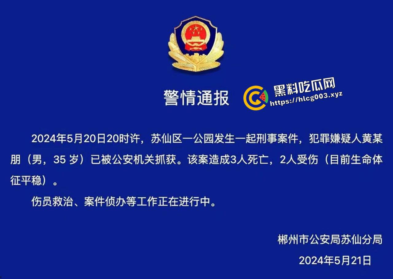 别人520打炮你杀人！郴州刀仔因情所困报复社会 苏仙公园砍杀数人 现场画面流出