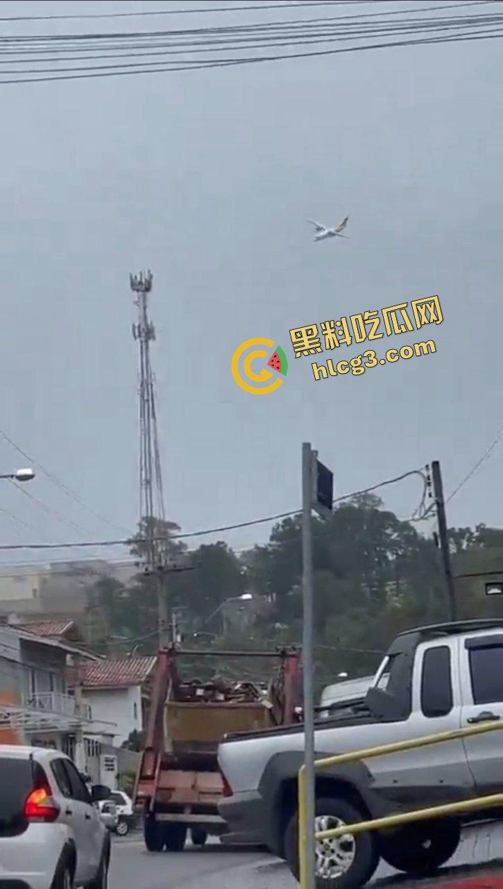 坠机空难事件!巴西一架客机坠毁圣保罗 空中盘旋撞击地面 机上62人全部死亡!