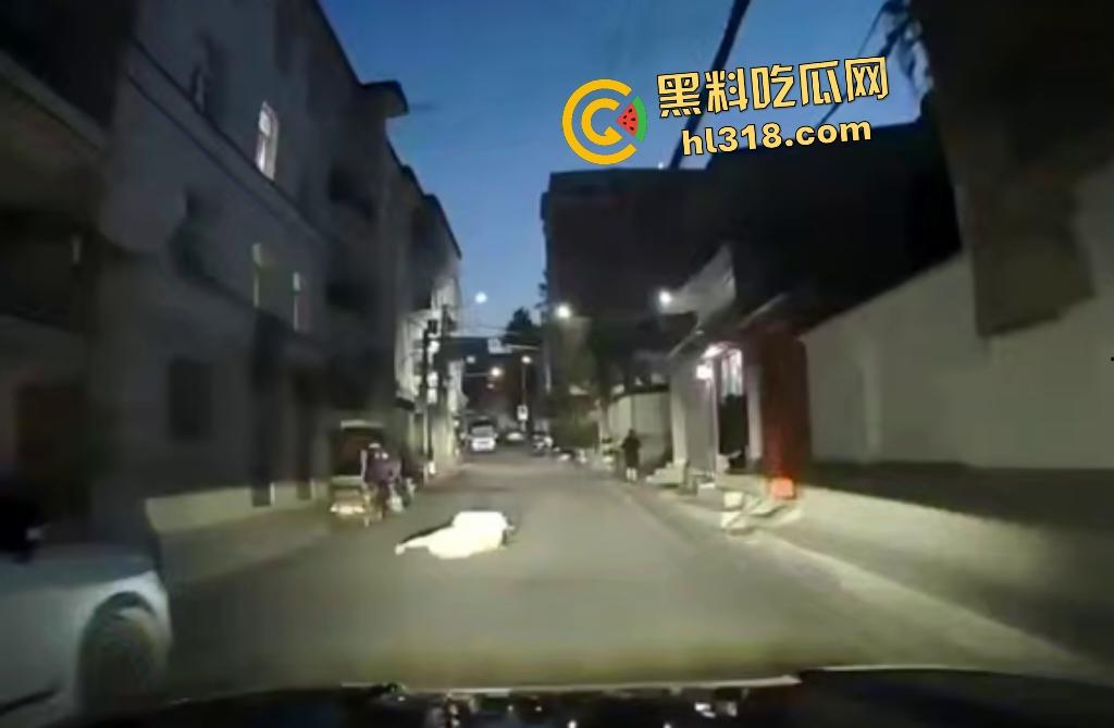 7月28日夜晚重庆一男子挥菜刀怒压妻子在马路,路人喇叭惹祸被菜刀指着,妻子还来劝架又被压在地上!