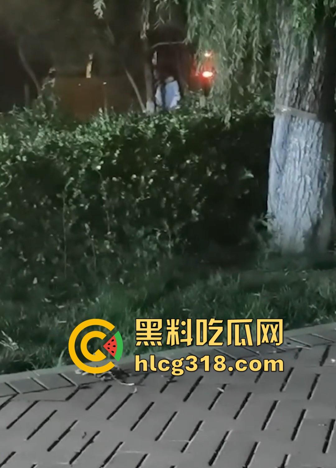 山东东营大爷大妈夜市小树林大战！直立后入爆操，激烈而迅猛，但仅仅只维持了一分多钟就潦草收场！
